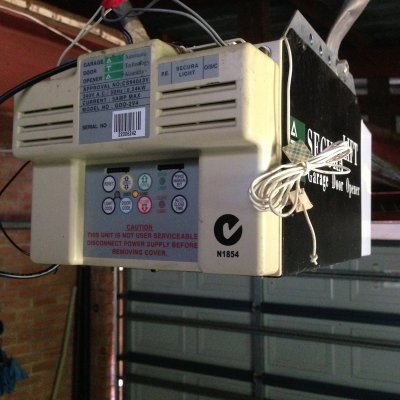 Homelink garage opener