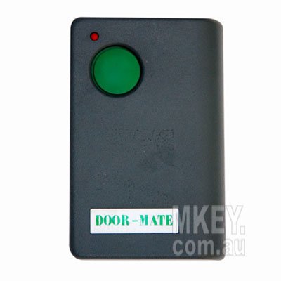 DOOR MATE Green button