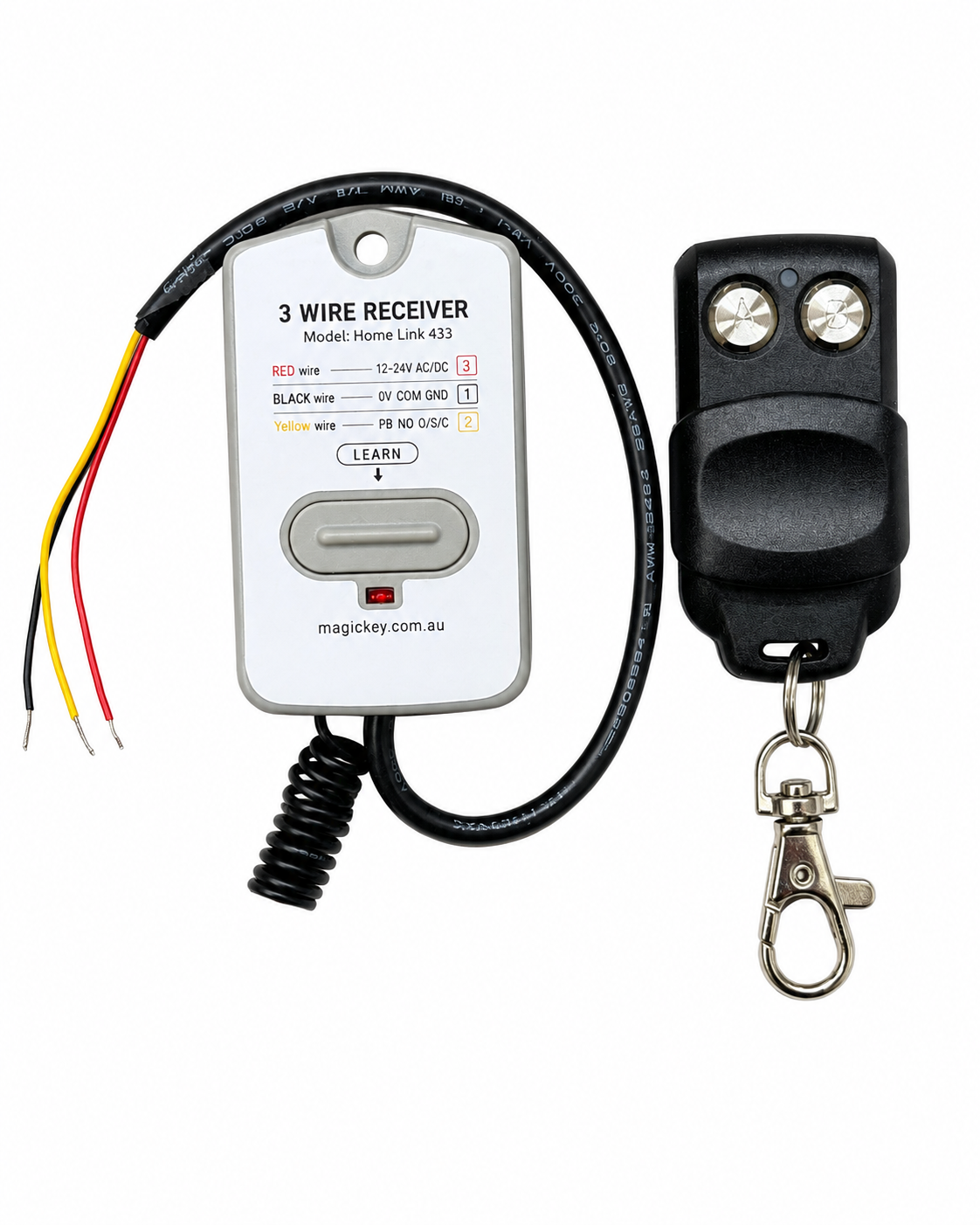 HOMELINK receiver with remote